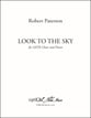 Look to the Sky SATB choral sheet music cover